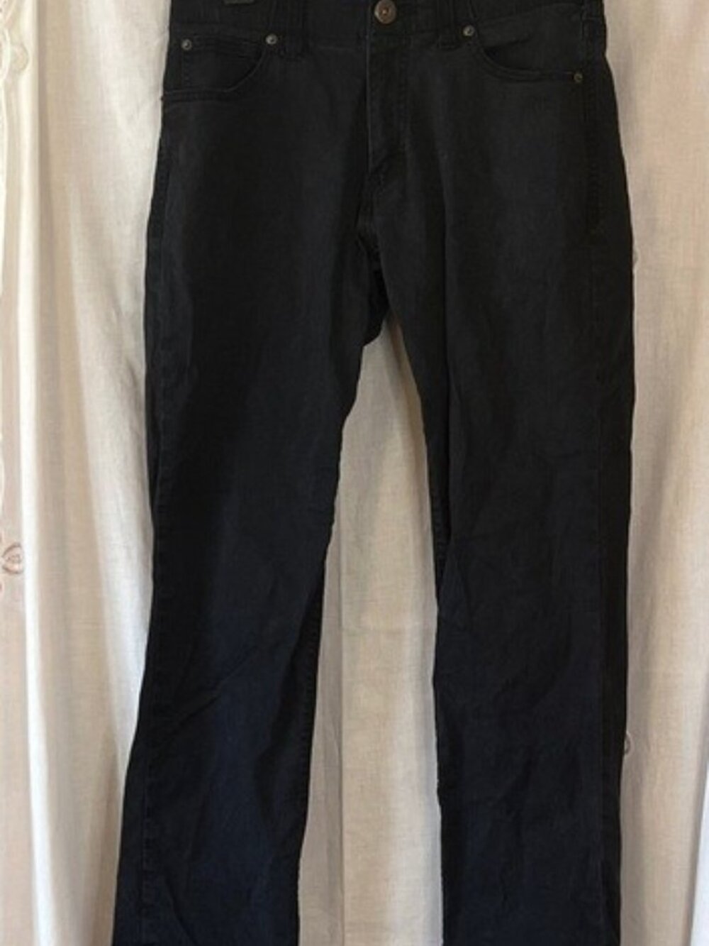 Lee Black Straight Tapered Jeans 30x30